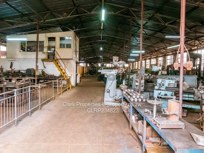 Multiple warehouses on a large piece of land 