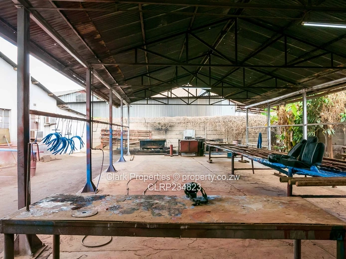 Multiple warehouses on a large piece of land 