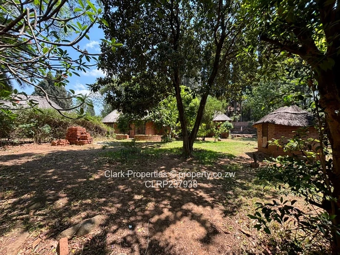 Spacious One-Acre Property with Unique Thatched Residence