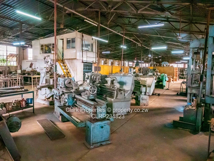 Multiple warehouses on a large piece of land 