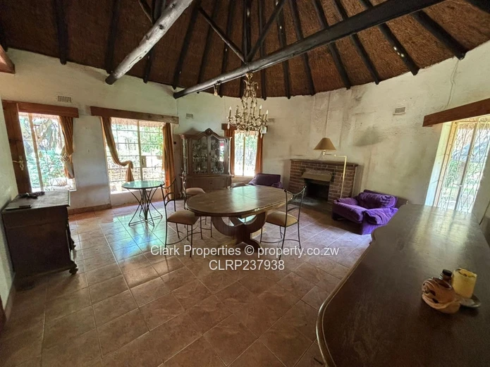 Spacious One-Acre Property with Unique Thatched Residence